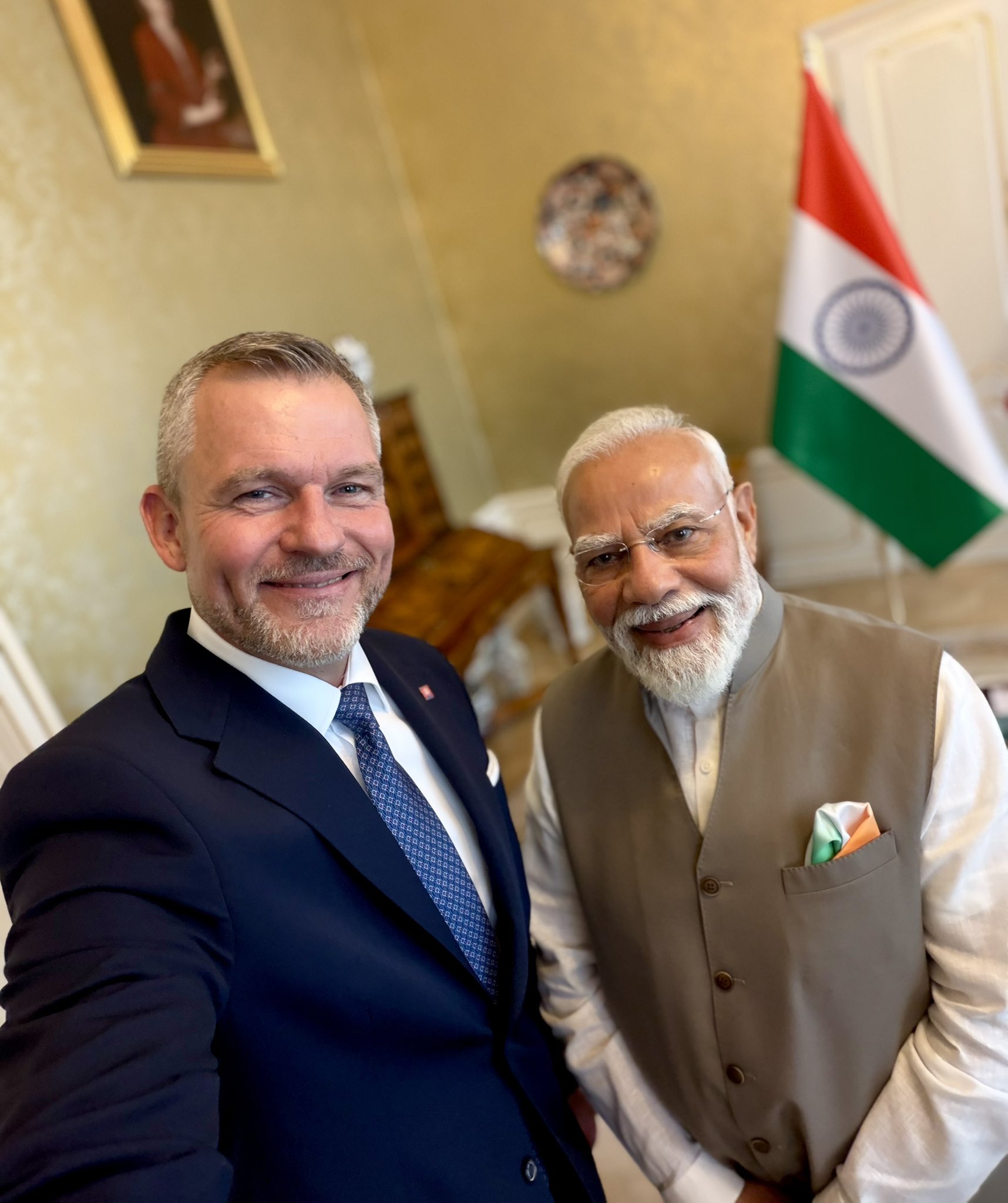 Truly historic day for Slovakia, says President Peter Pellegrini after meeting PM Modi
