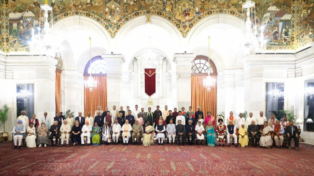 PM Modi attends Civil Investiture Ceremony-II at Rashtrapati Bhavan