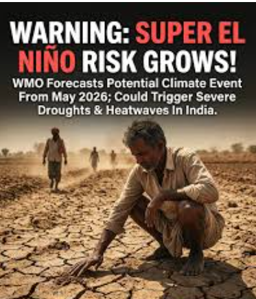Weather: El Nino is warming oceans rapidly, says WMO