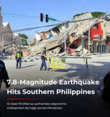 Earthquake: 19 died, over 200 wounded as 7.8 temblor hits the Philippines