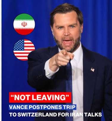 Peace talks? Vance postpones visit; Iran-US call off Switzerland MoU follow up!