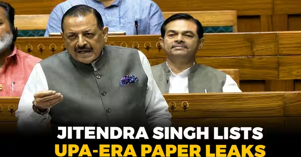 Lok Sabha Takes up Debate on Anti-Paper Leak Bill, Jitendra Singh Lists Paper Leak Instances during UPA Regime