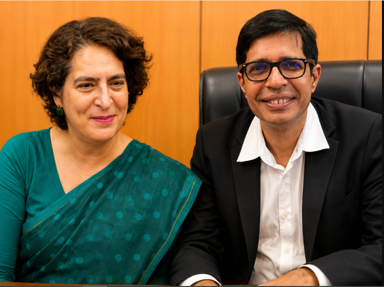 Academics Attack Priyanka Gandhi for labelling Prof Kamakoti as “Gau Mutra Expert”