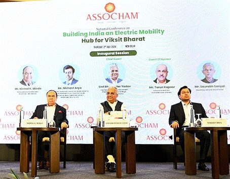 Union Environment Minister presides over ASSOCHAM’s National Conference on ‘Electric Mobility: Building India an Electric Mobility Hub for Viksit Bharat’