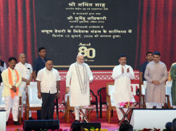 Union Home Minister Amit Shah lays the foundation stone for Amul’s mega integrated dairy processing plant