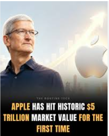 Roving Periscope: Apple touches $5 tr in m-cap; world’s biggest company again