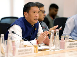 Arunachal Pradesh CM Pema Khandu attends the interaction programme with NITI Aayog